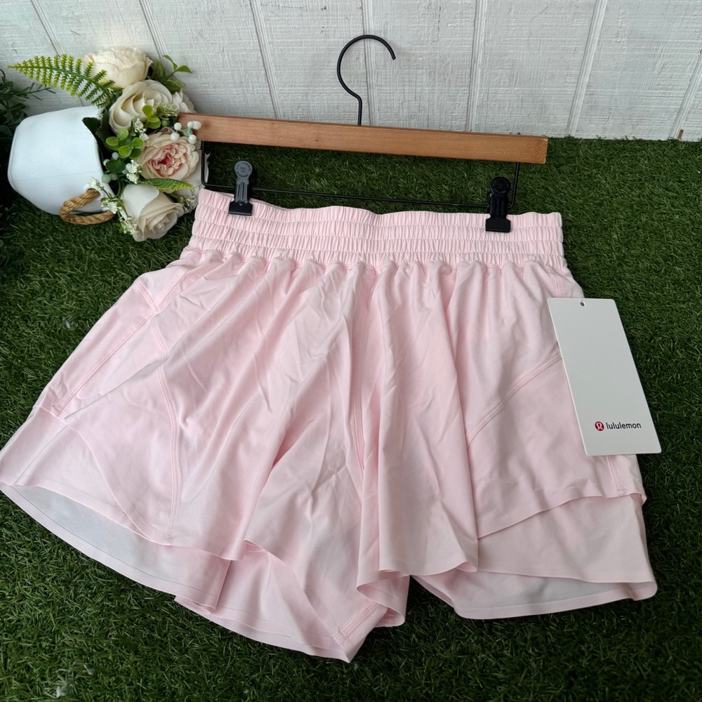 lululemon athletica Women's Light Pink Athletic Running Shorts - Picture 11 of 16